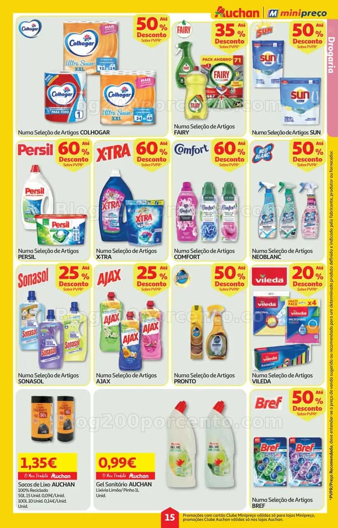 Antevisão Folheto AUCHAN - MINIPREÇO Promoções de 16 a 22 abril